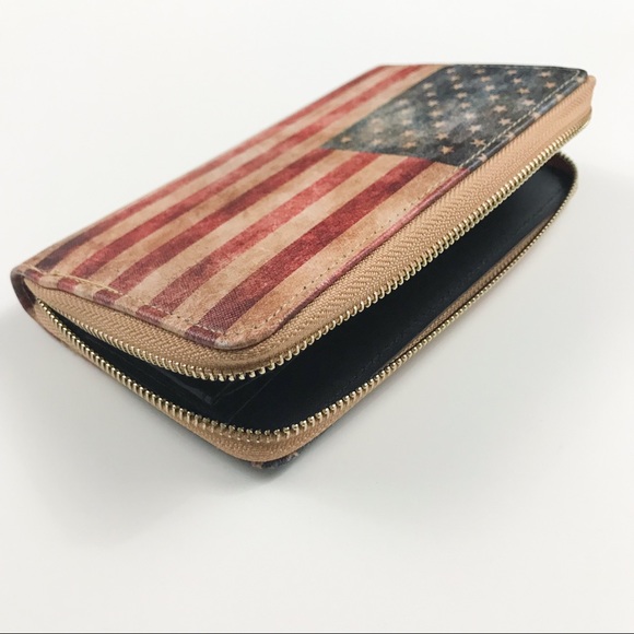 Grunge Patriotic Wallet - Picture 7 of 8